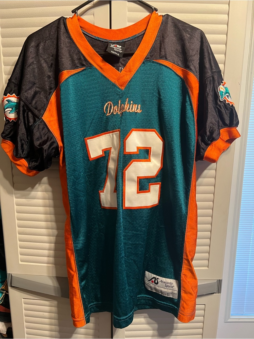 Miami Dolphins #72 Football Jersey – Anaconda Sports Youth XL